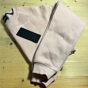 Alphalete Pale Blush Pink Crewneck Sweatshirt